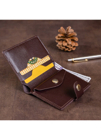 Чоловічий шкіряний гаманець 10х8,5х1 см Shvigel (252127227)