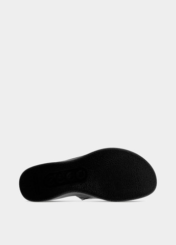 Черные шлепанцы Ecco