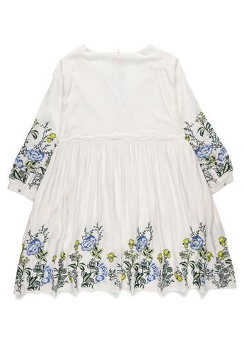 Білий кежуал сукня а-силует Rich & Royal однотонна