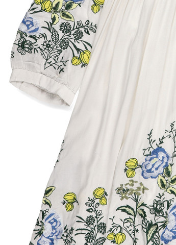 Білий кежуал сукня а-силует Rich & Royal однотонна