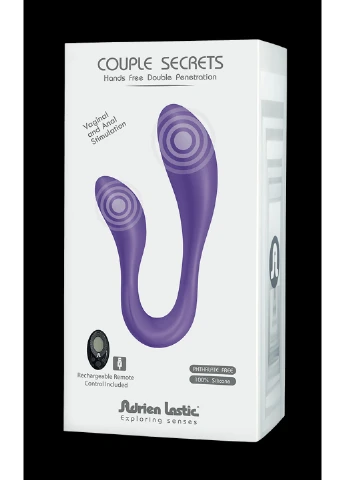 Вібратор для пар Couple Secrets II з пультом LRS Adrien Lastic (252297757)