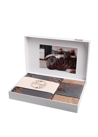 КПБ Евро Lounge 200*230 Romantica Brown Soho (317244671)