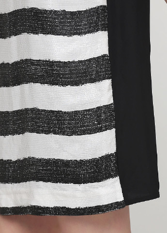 Чорно-білий кежуал сукня сукня-футболка Vicolo в смужку