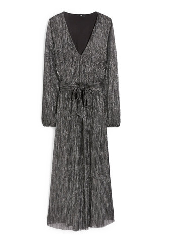 Темно-серое кэжуал платье C&A меланжевое