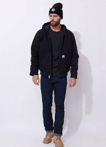 Чорна зимня куртка No Brand