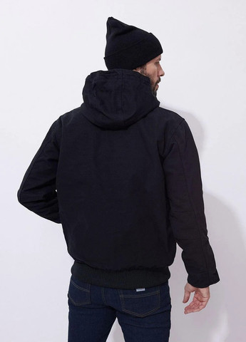 Чорна зимня куртка No Brand