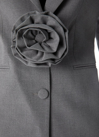 Серый женский жакет Gepur однотонный - демисезонный