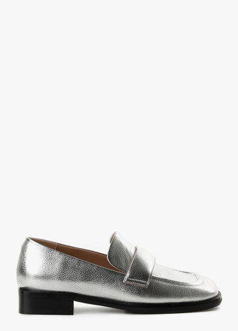 Le'BERDES Туфлі лофери срібний з натуральна шкіра, україна — демісезон (307526274)