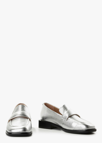 Le'BERDES Туфлі лофери срібний з натуральна шкіра, україна — демісезон (307526274)