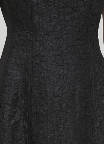 Чорна коктейльна сукня кльош The J. Peterman Company однотонна