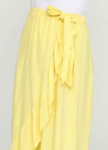 Желтая кэжуал однотонная юбка New Line