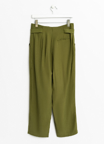 Зеленые кэжуал демисезонные брюки befree