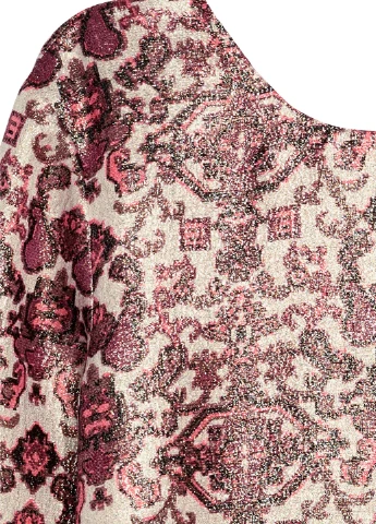 Светло-бежевое платье демисезон,цветной в узоры, H&M с орнаментом