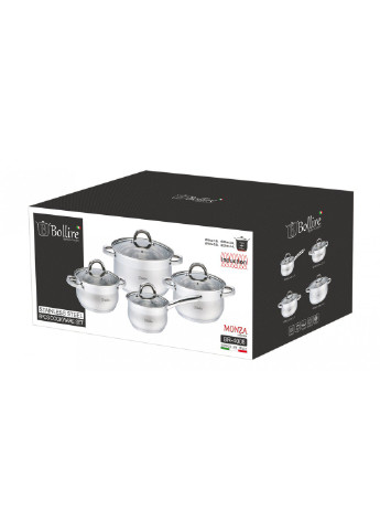 Набор кастрюль MONZA 8 пр BR-4008 Bollire (254703325)