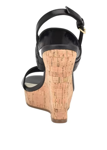 Черные босоножки Guess с ремешком с логотипом