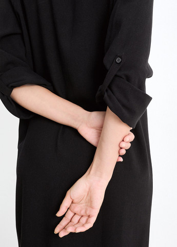 Чорна кежуал сукня сукня-сорочка C&A однотонна