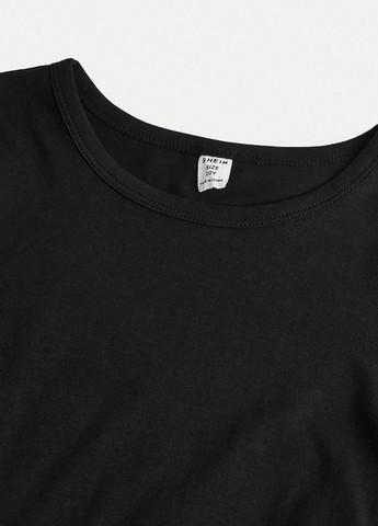 Разноцветный демисезонный кэжуал лонгслив SHEIN однотонный