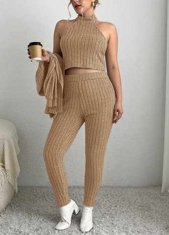 Костюм (топ, лонгслів, легінси) SHEIN (343142183)