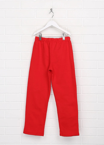 Красные спортивные демисезонные брюки прямые Gildan