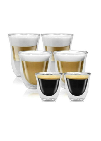Набор стаканов Delonghi dlsc302 mix 60/190/220 ml (6 шт) (148840754)