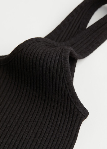 Чорна кежуал сукня сукня-майка H&M однотонна