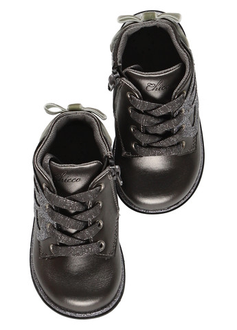 Темно-серые кэжуал осенние ботинки Chicco