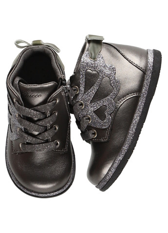 Темно-серые кэжуал осенние ботинки Chicco