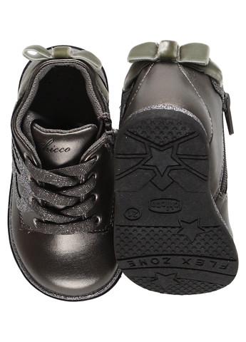 Темно-серые кэжуал осенние ботинки Chicco