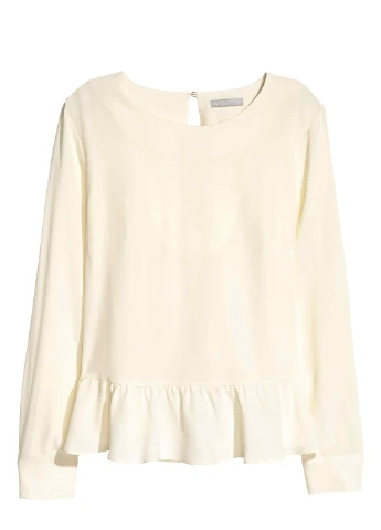 Молочна блуза H&M