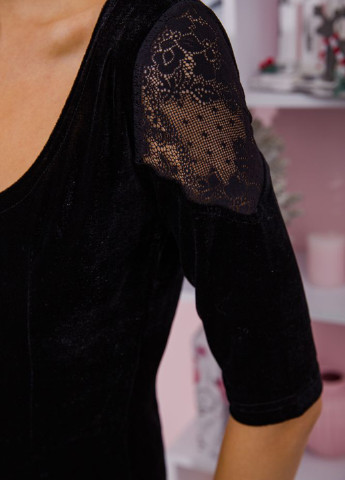 Черное кэжуал платье футляр Ager однотонное