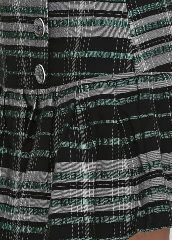 Зеленая кэжуал в клетку юбка LitCo