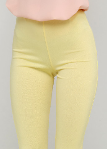 Светло-желтые кэжуал летние клеш брюки Boohoo