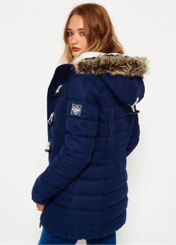 Темно-синя демісезонна куртка Superdry