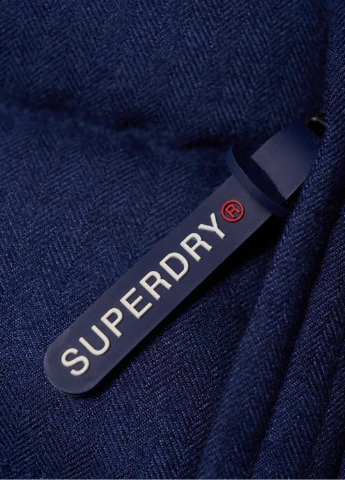 Темно-синя демісезонна куртка Superdry