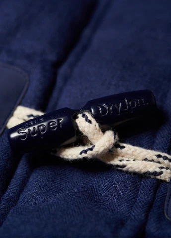 Темно-синя демісезонна куртка Superdry