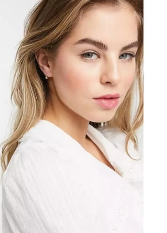 Сережки Saint Lola зірочки S106 сріблясті Asos (228702209)