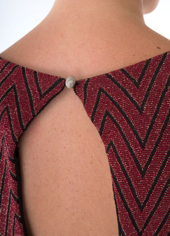 Комбинированное коктейльное платье Miss Miss однотонное