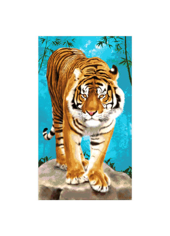 Набор для вышивания бисером Тигр на прогулке 46х80 см Александра Токарева (252252903)
