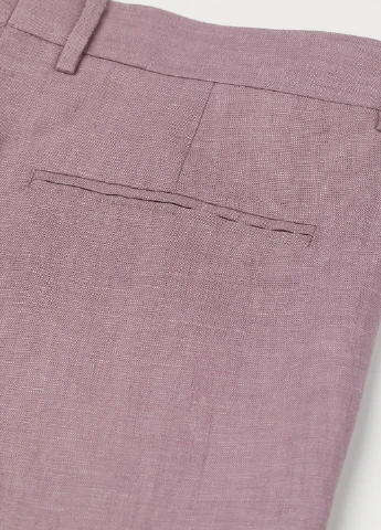 Лиловые классические, кэжуал демисезонные классические брюки H&M