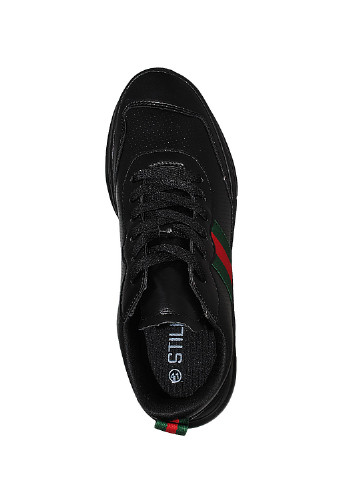 Черные демисезонные кроссовки st1660-8 black Stilli