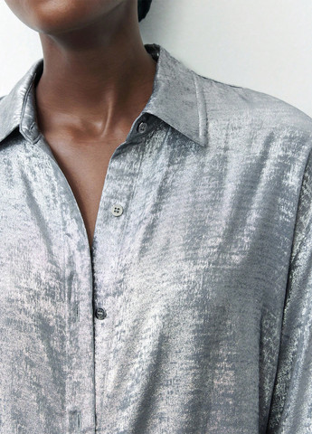 Срібна блуза SHEIN