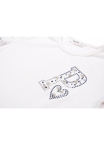 Бежевая демисезонная футболка детская "paris" (10761-134g-beige) Breeze