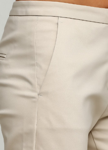 Бежевые кэжуал демисезонные зауженные брюки United Colors of Benetton