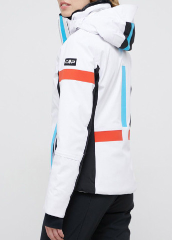 Белая лыжная куртка Woman Jacket Zip Hood CMP (254566620)