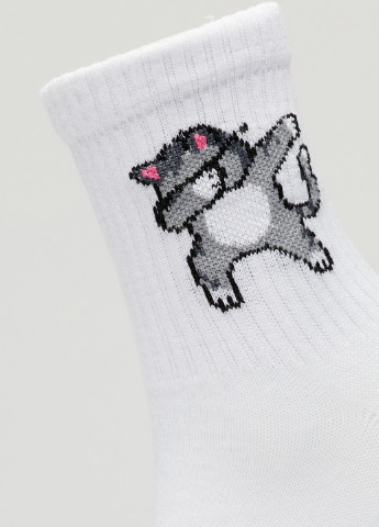 Шкарпетки Деб. Кіт Rock'n'socks білі повсякденні