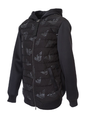 Черная зимняя куртка Emporio Armani
