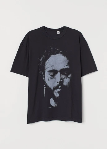 Темно-серая футболка H&M