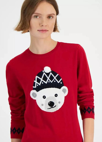 Червоний демісезонний светр джемпер Tommy Hilfiger