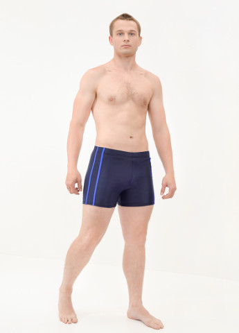 Мужские темно-синие спортивные боксеры для плавания мужские однотонные No Name