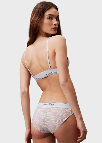 Сиреневый топ бюстгальтер Calvin Klein без косточек полиамид